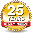 25 years in Lymington